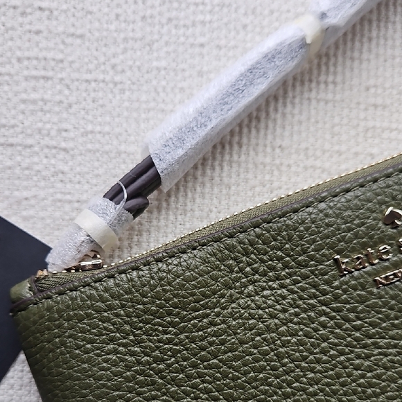Kate Spade Olive Leather Pouch - Picture 5 of 13